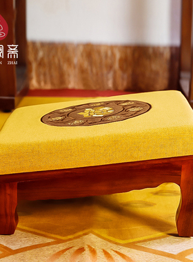 佛堂寺庙实木加厚拜凳