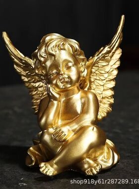 Creative Home Resin Crafts Cute Little Angel Ornaments Frenc