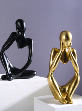 Mini Abstract Character Ornaments Home Accessories Porch Dec