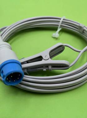 适用迈瑞T5 8 IPM9800 IPM10 UMEC6 8宠物监护仪舌夹耳朵血氧探头
