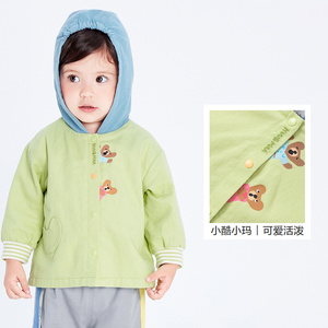 巴拉巴拉男童外套宝宝衣服婴儿上衣童装洋气两件穿保暖时髦萌趣潮