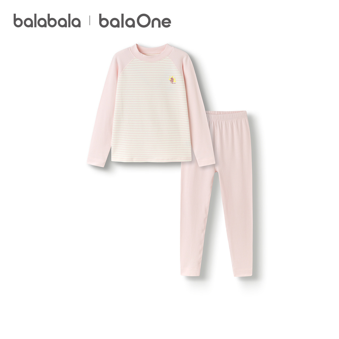 巴拉巴拉balaOne女童内衣套装儿童2件套新款童装2025秋冬发热打底,淘宝优惠券,粉丝福利购,淘宝优惠卷