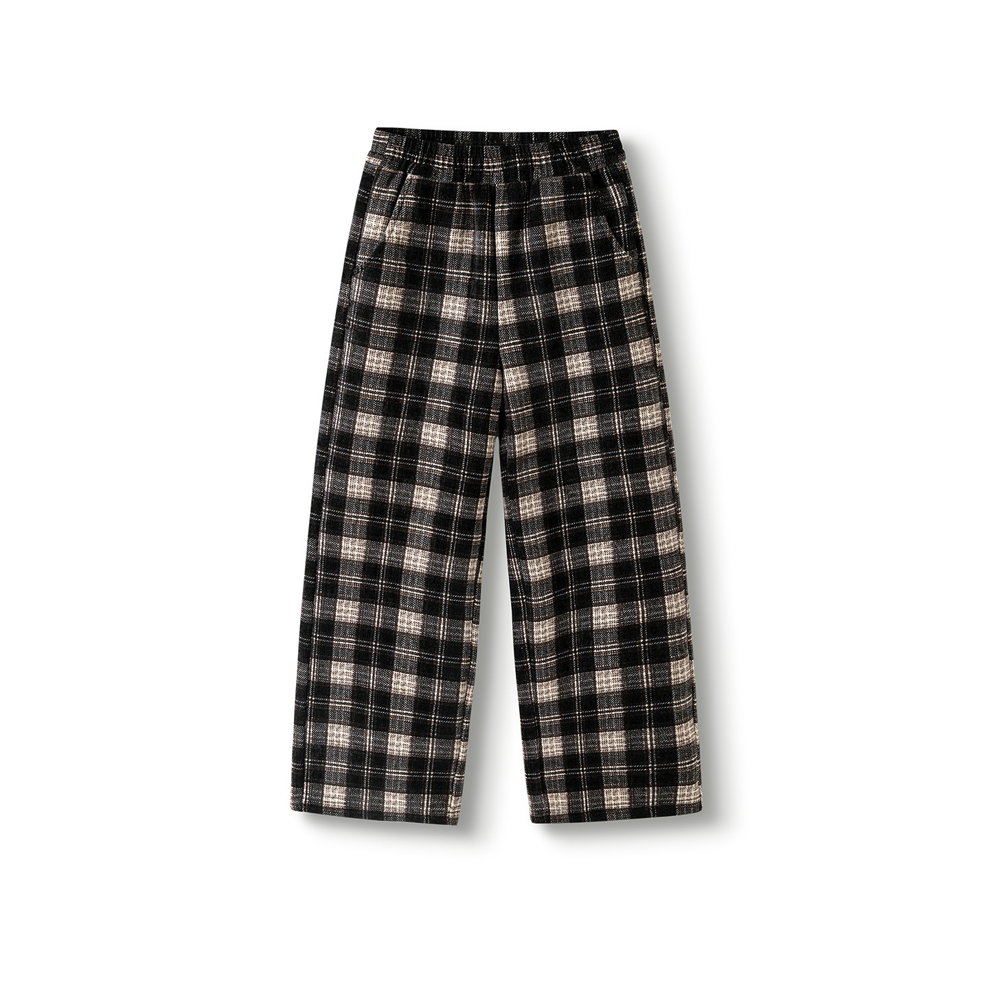 巴拉巴拉balaOne童装女童加绒直筒儿童裤子2025冬装新款复古格纹,淘宝优惠券,粉丝福利购,淘宝优惠卷