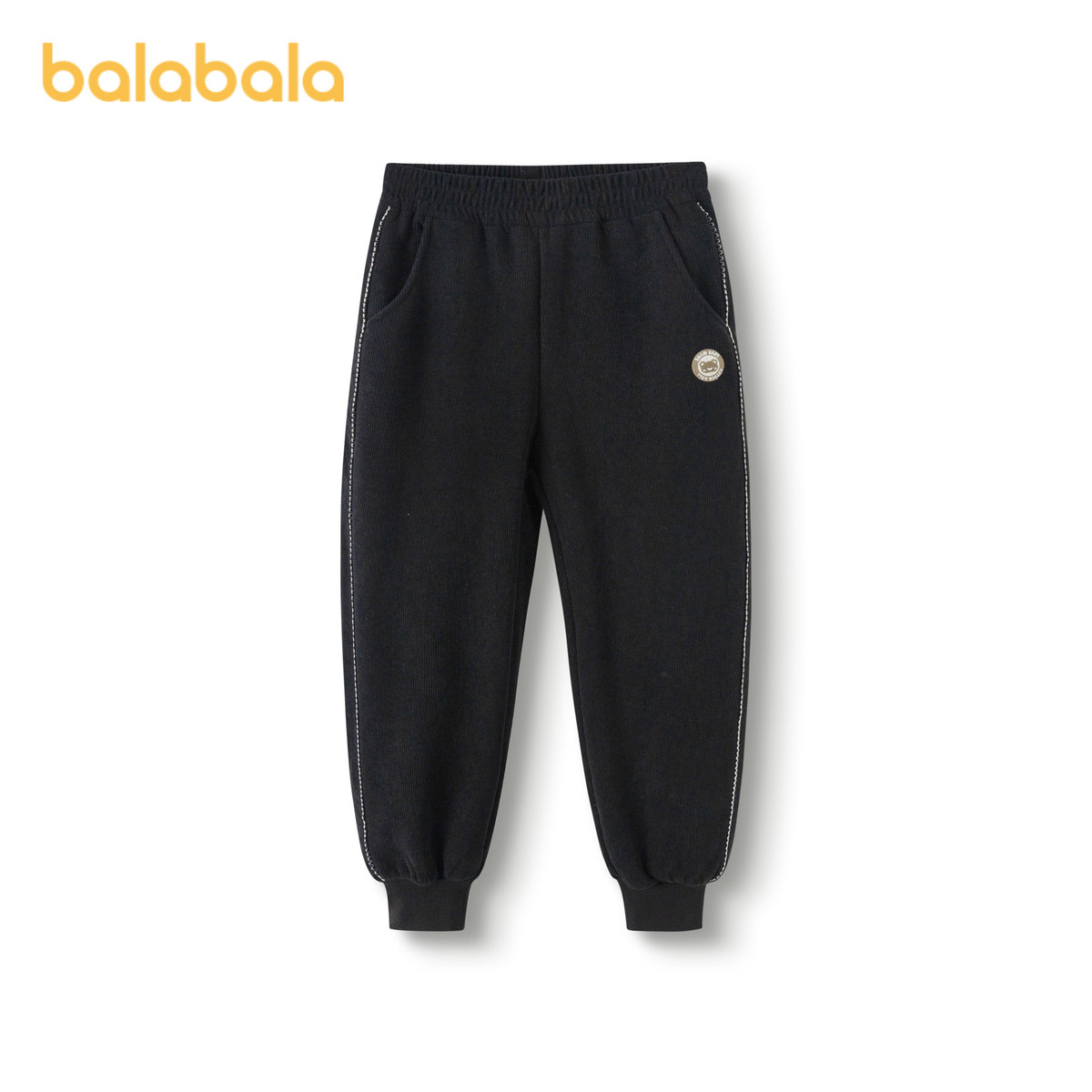 巴拉巴拉童装女童裤子儿童秋冬装慢跑裤绣花加绒长裤休闲运动百搭,淘宝优惠券,粉丝福利购,淘宝优惠卷