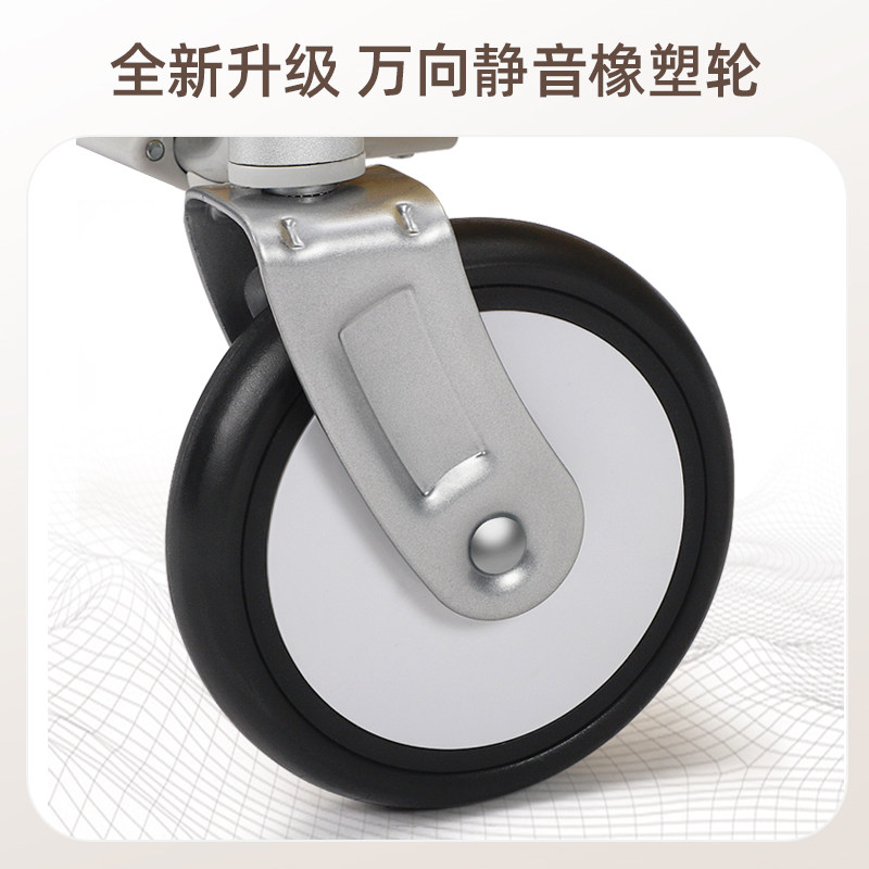 Bavay/北欢YOLA购物车轻量折叠推车户外买菜小拉车家用露营拖快递
