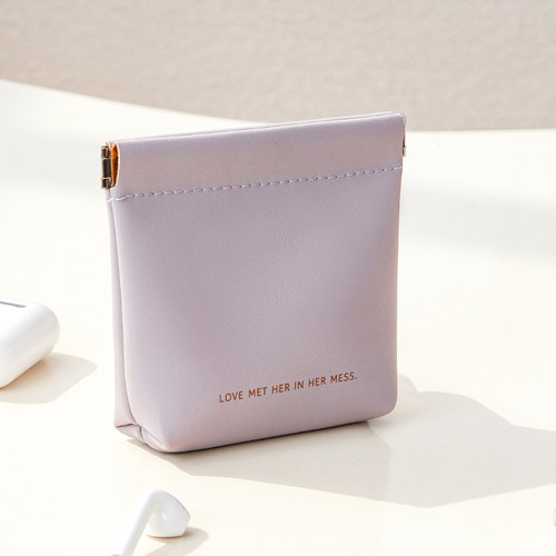 化妆收纳包随身便携数据线耳机收纳包袋口红迷你小包弹片收纳包 - 图2