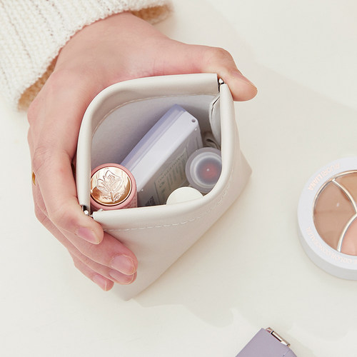 化妆收纳包随身便携数据线耳机收纳包袋口红迷你小包弹片收纳包 - 图3