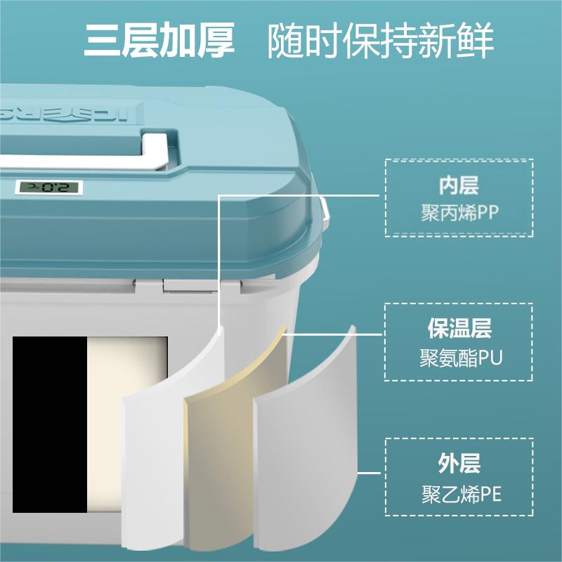 艾森斯(icers)13L专业级PU保温箱疫苗试剂冷链医用药品冷藏箱母乳 - 图1