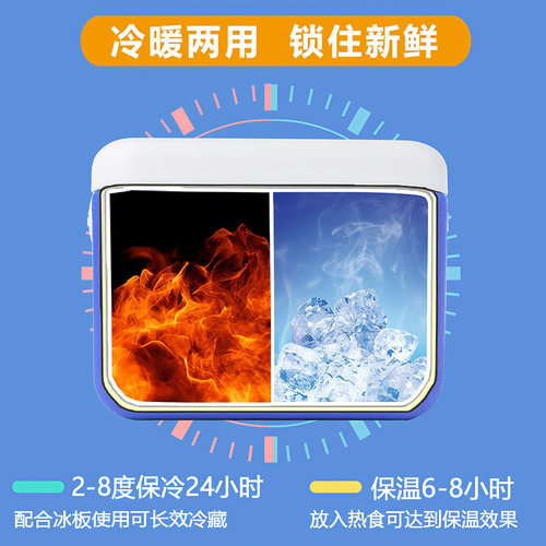 艾森斯icers家用PU户外母乳背奶保温箱医用药品胰岛素冷藏箱5L - 图1