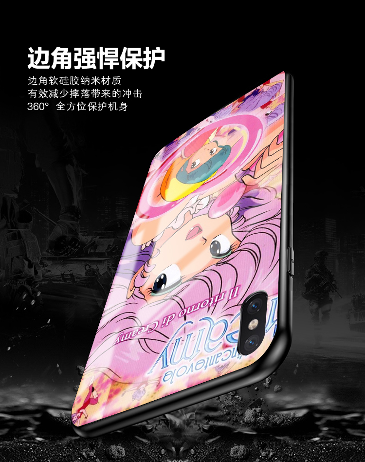 我是小忌廉魔法少女适用三星S23 22ultra note10pro任意机型S21 20FE note20ultra定制S10 9+S8plus手机壳A9s-图2