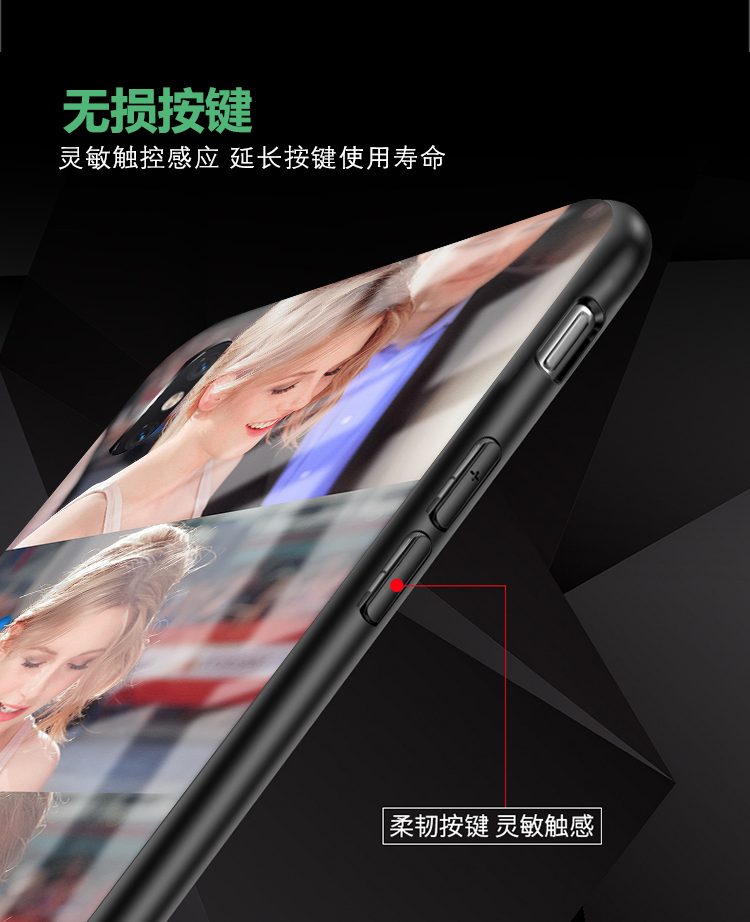 小K克里斯汀适用于onePlus一加9R 1+8玻璃一加7tpro 1加6T手机壳-图3