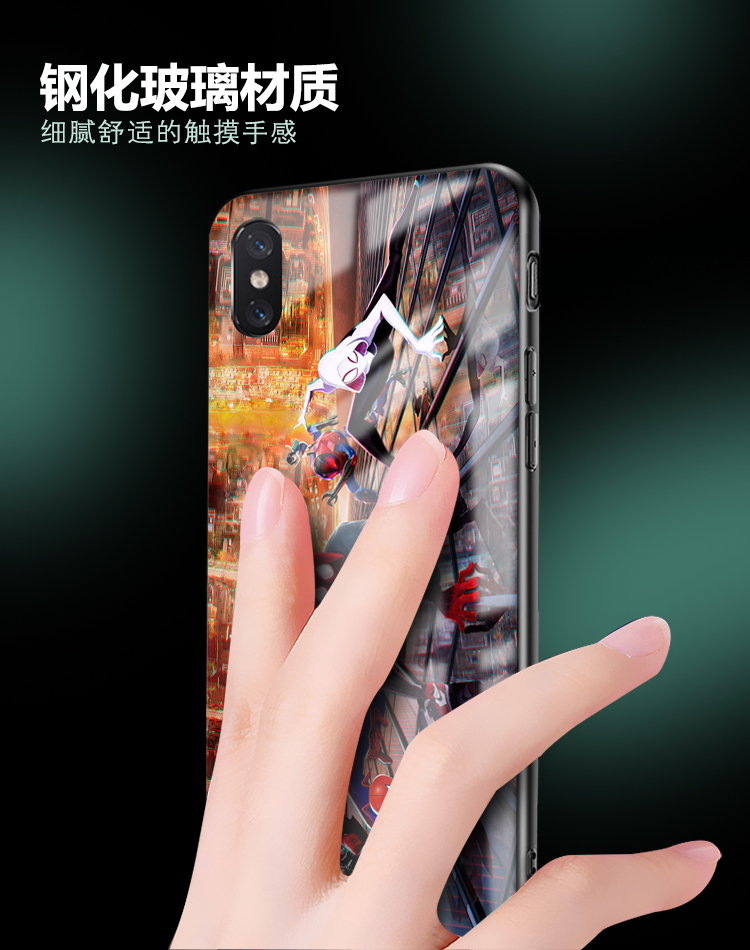 蜘蛛侠平行宇宙适用OPPOreno6 5 4se玻璃RealmeX7 3pro GT手机壳2 - 图3