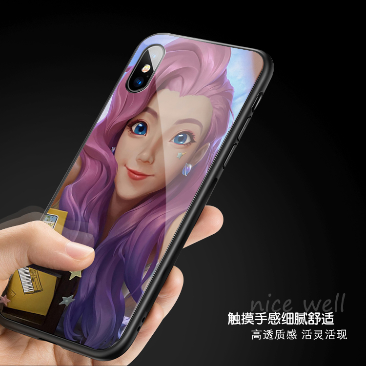萨勒芬妮适用OPPOreno54星籁歌姬realmeX7玻璃R17pro手机壳a11 k7 - 图0