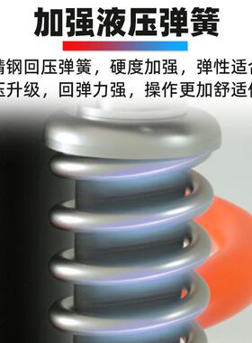 手动液压油桶搬运车拉铁桶塑料圆桶升降手推车叉车小拖车工具