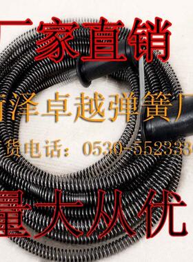 管道疏通器通下水道工具马桶地漏厨房卫生间饭店堵塞家用弹簧10米