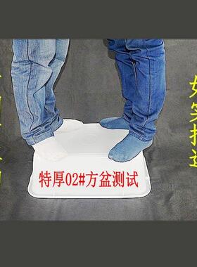 加厚食品级白色塑料盆收纳盒凉菜烧烤卤菜麻辣烫展示盒厨房保鲜盒