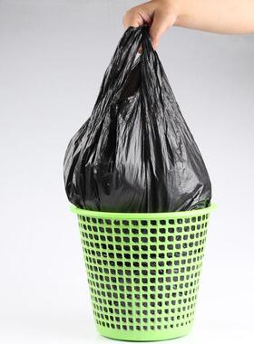环保特厚家用垃圾袋厨房用手提塑料袋物业酒店干湿垃圾黑色背心袋