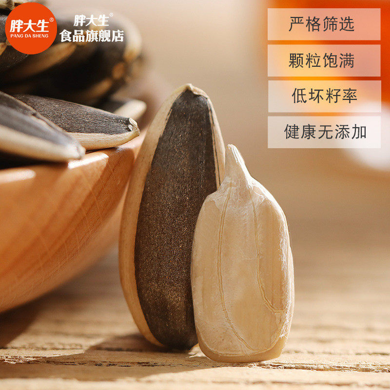 胖大生旗舰店原味大颗粒葵瓜子炒货 胖大生食品瓜子