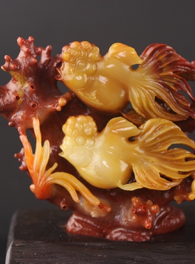 芙蓉石海底世界工艺品礼物摆件