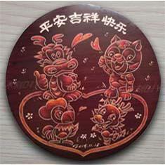 卡通动漫纯手工生日礼物丽江木雕