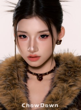 CHOWDOWN半面狐系列choker颈链
