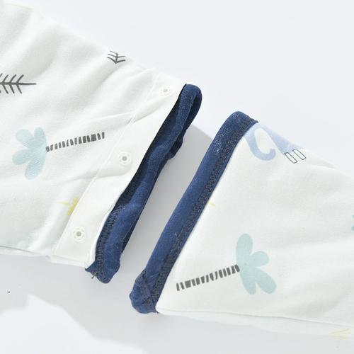 Детский осенний тонкий спальный мешок, детская стеганая демисезонная пижама