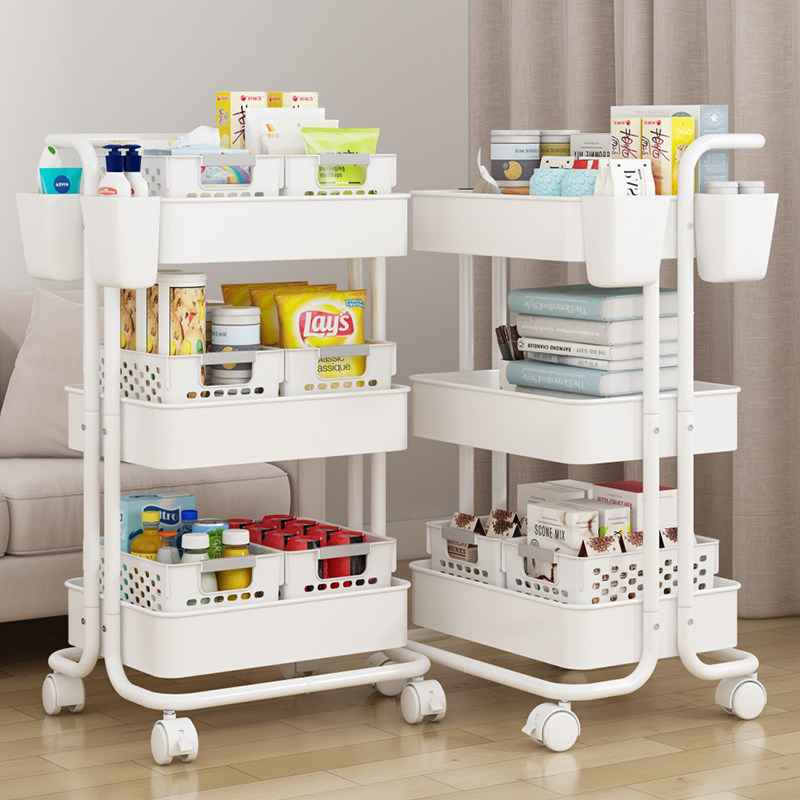 Maternity and baby products trolley storage rack mobile storage rack