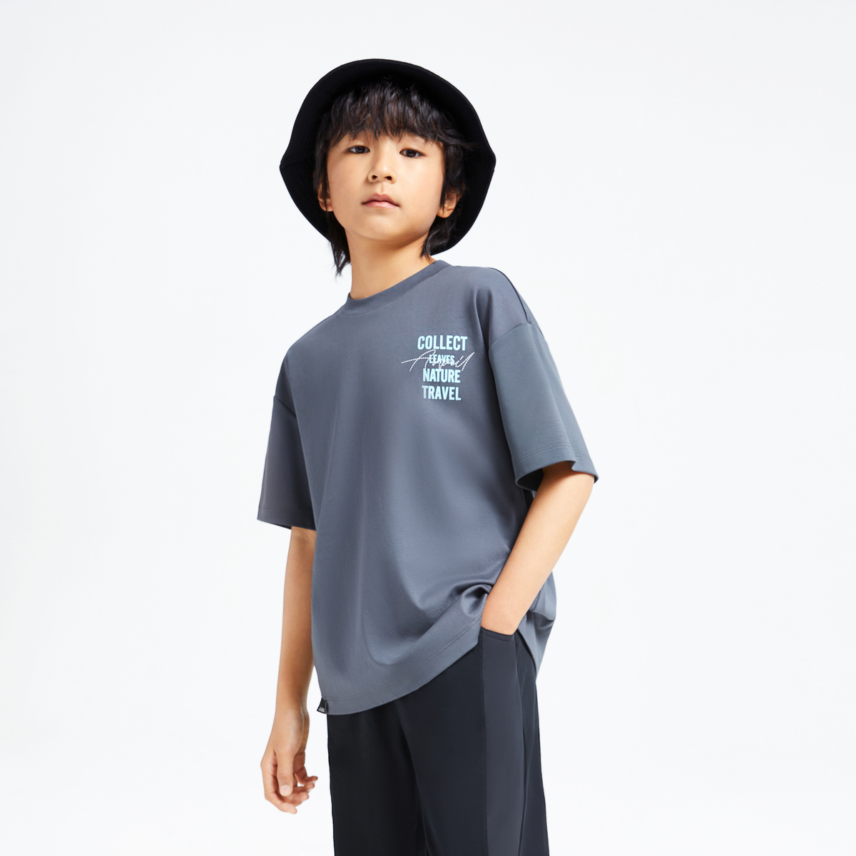 Annil 安奈儿 24年夏款 纯棉抗皱弹力 儿童短袖T恤  天猫优惠券折后￥59包邮（￥219-160） 男、女童110~170码4色可选