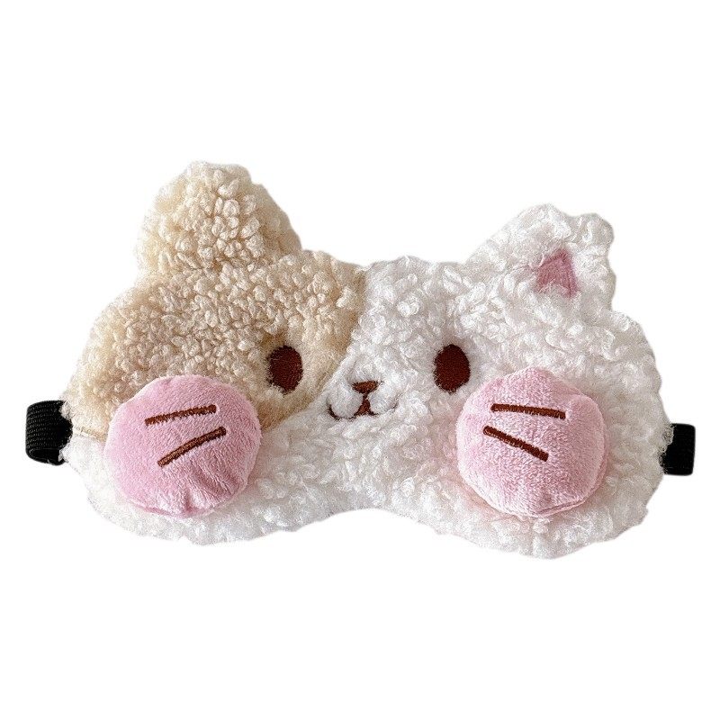 可爱卡通毛绒眼罩冰热敷学生午休睡觉遮光眼罩女生护眼睡眠专用,淘宝优惠券,粉丝福利购,淘宝优惠卷