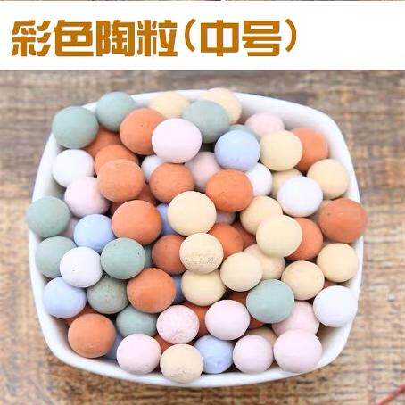 陶粒垫底养花专用彩色花盆铺面颗粒卫生间回填材料水培防烂根透气 - 图1