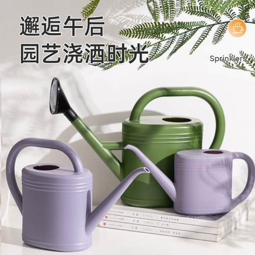 洒水壶浇花家用浇菜淋花大容量园艺洒水器长嘴小花洒喷壶浇地神器 - 图2