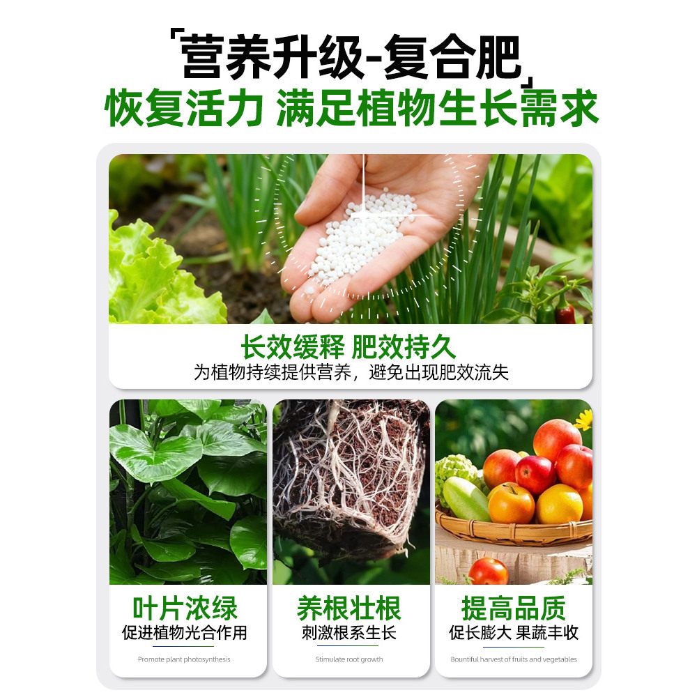 罗汉松专用肥复合肥正品盆栽专用氮磷钾养花家用促开花通用三元肥,淘宝优惠券,粉丝福利购,淘宝优惠卷