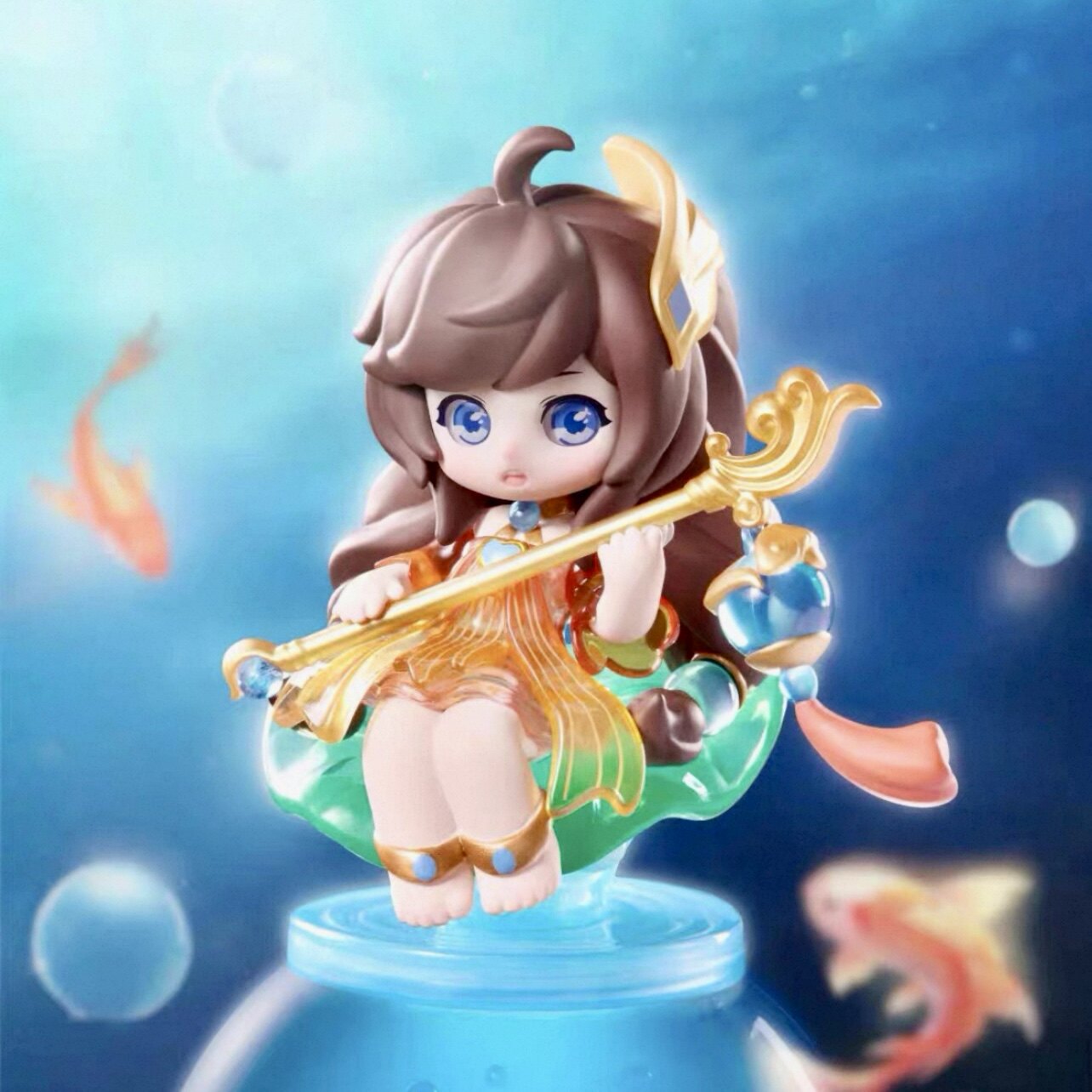 正版MINISO名创优品王者荣耀合作款水晶峡谷系列盲盒潮玩手办摆件