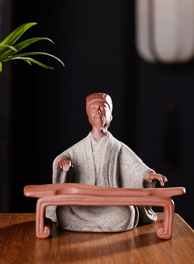 手工诸葛亮李白摆件人物