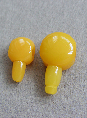 金黄色合成树脂蜜蜡diy