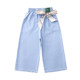 女童七分裤夏季薄款2025新款中大童阔腿裤子宝宝夏装儿童牛仔短裤