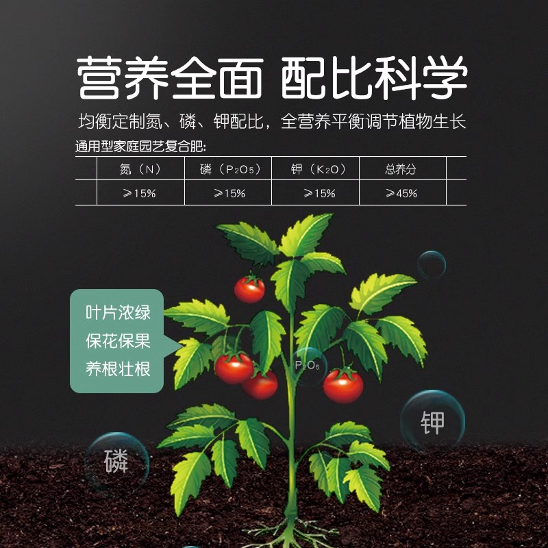 复合肥蔬菜农用种菜史丹利20斤花卉绿植盆栽花肥家用农用缓释颗粒 - 图0