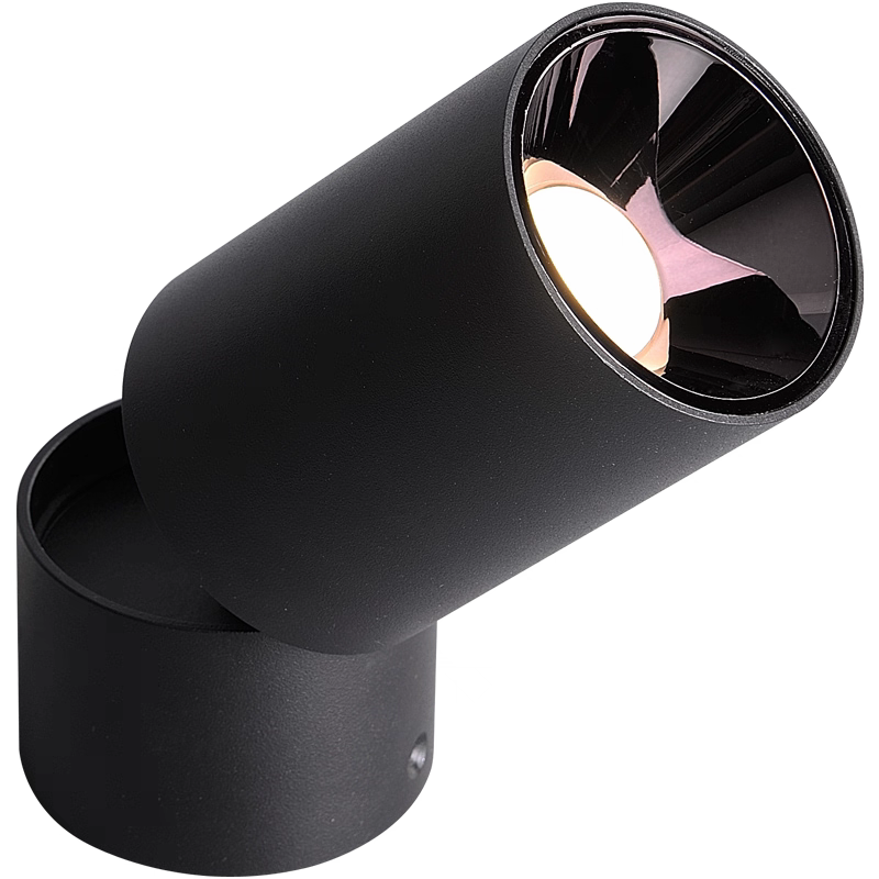 LED明装射灯无主灯客厅背景墙过道吸顶折叠黑光防眩高显色小射灯,淘宝优惠券,粉丝福利购,淘宝优惠卷