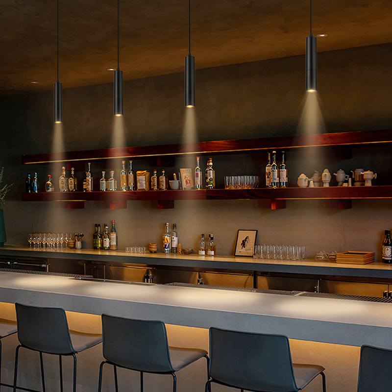 一束光聚光射灯吊线明装吧台餐厅酒吧KTV餐桌清吧氛围茶室led筒灯,淘宝优惠券,粉丝福利购,淘宝优惠卷