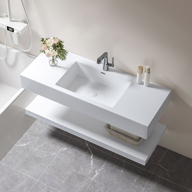 法安思岩板陶瓷无缝一体盆浴室柜 法安思卡威德朗浴室柜组合