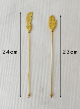 合金出食刀包邮蒙山施食佛手出食刀施食寺院发器佛手佛具