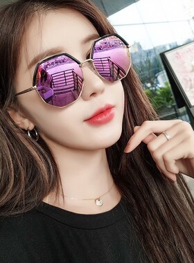 新款女士太阳镜新潮流l骑行驾驶