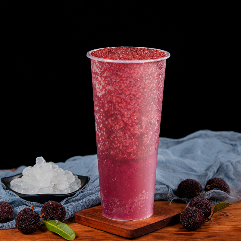 杨梅果酱 果肉饮料浓浆冰汤圆霸气杨梅水果茶柠檬茶奶茶店原料1kg - 图0