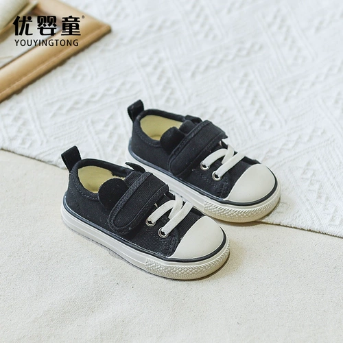 Детская обувь, детские тканевые туфли подходит для мужчин и женщин для раннего возраста, осенняя, 1-2 лет, мягкая подошва