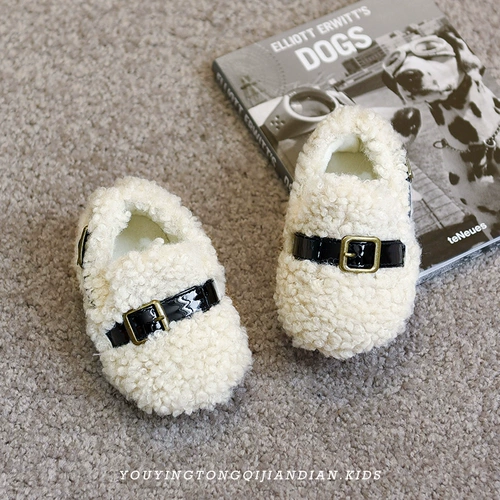 Детская демисезонная флисовая удерживающая тепло обувь для девочек для раннего возраста, 1-2 лет, мягкая подошва