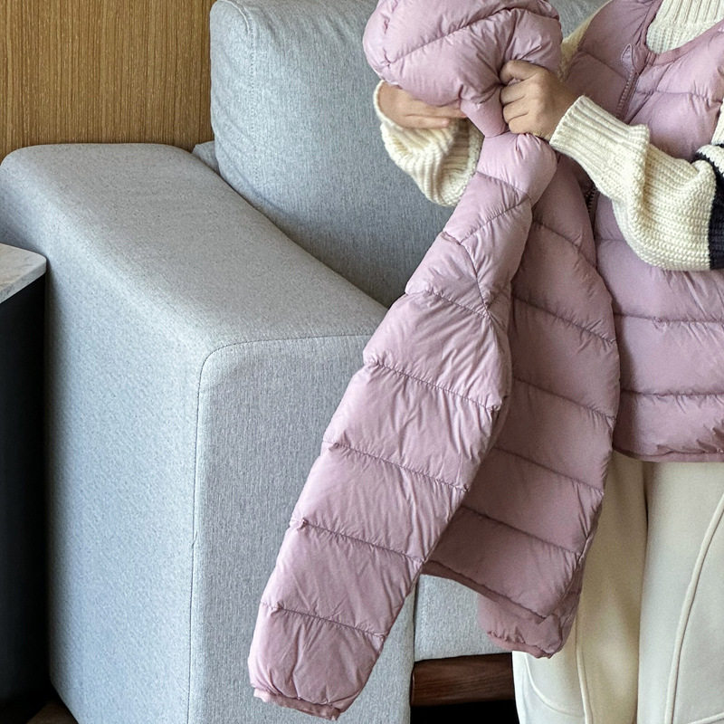 儿童轻薄羽绒服2025秋冬新款亲子保暖轻便洋气连帽男女童外套马甲,淘宝优惠券,粉丝福利购,淘宝优惠卷