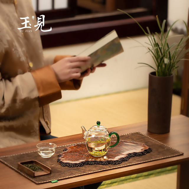 ຈອກຊາແກ້ວ Shi Yujian ມະຫາວິທະຍາໄລປັກກິ່ງປີ 2026 ໃໝ່ ມືທາສີກາຊາຊາທີ່ມີຄວາມຫລູຫລາ mini teapot ຫມໍ້ດຽວສໍາລັບຄົນຫນຶ່ງ