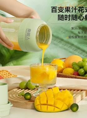 南极人榨汁机家用小型便携式果汁