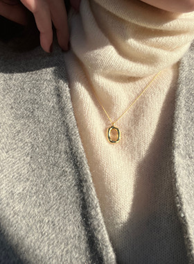 925银简约气质基础款几何项链