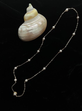 美国进口包金满天星大女主项链